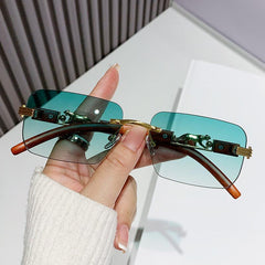 Wholesale Simple Style Classic Style Color Block PC Square Full Frame Women's Sunglasses - ChicMeto