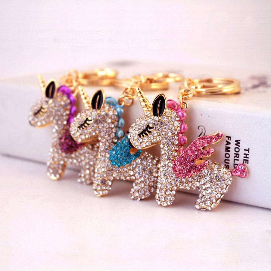 Wholesale Simple Style Color Block Alloy Keychain | Rhinestone Inlay, Women's Keychain - ChicMeto