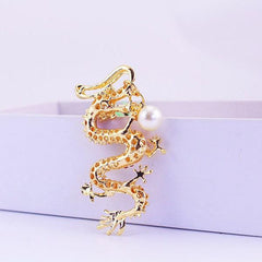 Wholesale Simple Style Dragon Zinc Alloy Keychain | Rhinestone Inlay, Unisex Bag Pendant - ChicMeto