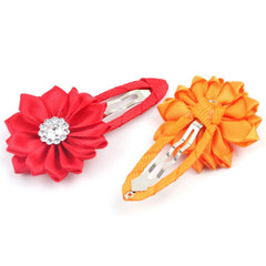 Wholesale Simple Style Flower Alloy Inlay Rhinestones Hair Clip - ChicMeto