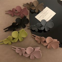 Wholesale Simple Style Flower Plastic Resin Patchwork Hair Clip 1 Piece - ChicMeto