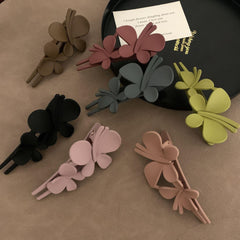 Wholesale Simple Style Flower Plastic Resin Patchwork Hair Clip 1 Piece - ChicMeto