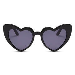 Wholesale Simple Style Heart Shape PC Cat Eye Full Frame Women's Sunglasses - ChicMeto