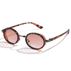 Wholesale Simple Style Oval PC Oval Frame Full Frame Women's Sunglasses - ChicMeto