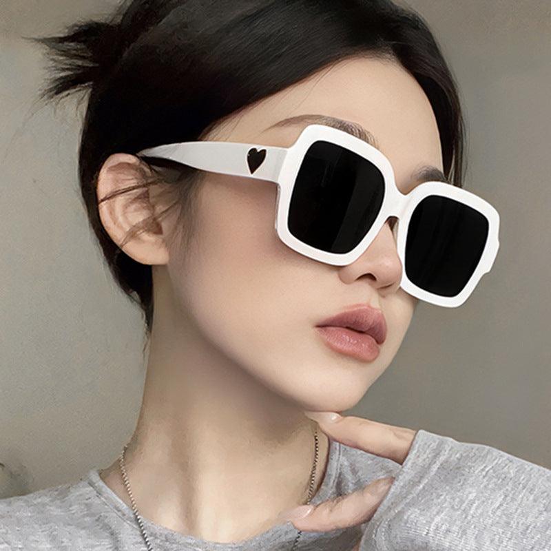 Wholesale Simple Style Solid Color AC Square Full Frame Women's Sunglasses - ChicMeto