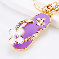 Wholesale Streetwear Korean Style Heart Shape Shoe Metal Women's Bag Pendant Keychain - ChicMeto