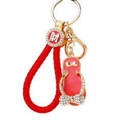 Wholesale Streetwear Korean Style Heart Shape Shoe Metal Women's Bag Pendant Keychain - ChicMeto