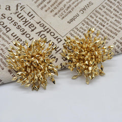 Wholesale Streetwear Solid Color Metal Ear Studs - ChicMeto