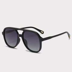 Wholesale Streetwear Solid Color TAC Toad Glasses Full Frame Women's Sunglasses - ChicMeto