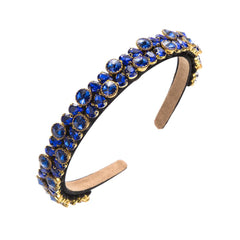 Wholesale Women's Retro Baroque Style Geometric Alloy Cloth Inlay Rhinestones Hair Band - ChicMeto