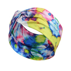 Wholesale Women's Simple Style Classic Color Block Cloth Printing Hair Band - ChicMeto