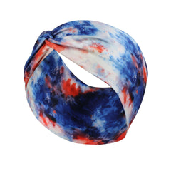 Wholesale Women's Simple Style Classic Color Block Cloth Printing Hair Band - ChicMeto