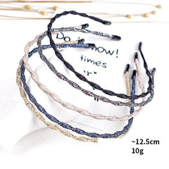 Wholesale Women's Simple Style Solid Color Cloth Hair Band - ChicMeto