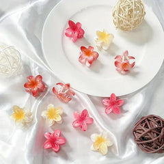 Wholesale Women's Sweet Simple Style Flower Plastic Hair Clip - ChicMeto